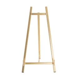 Table Size Metal Easel Gold (11x22x42cmH)