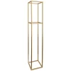 Tall Metal Flower Stand Gold (33x200cmH)