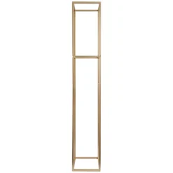 Tall Metal Flower Stand Gold (33x200cmH)