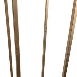 Tall Metal Flower Stand Gold (33x200cmH)