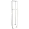 Tall Metal Flower Stand White (33x200cmH)