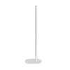 Tall Single Metal Tube Vase White (15x9x50cmH)