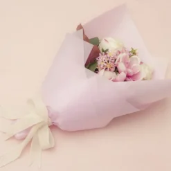 Tallow Paper 75 micron Pack 100 Baby Pink (60x60cm)