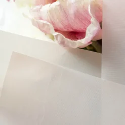 Tallow Paper Ribbed 80 micron Blush Pack 50 (50x70cm)