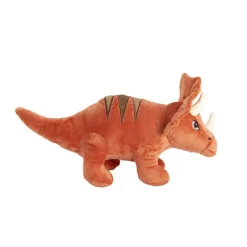 Tank Triceratops Dinosaur Plush Toy Orange (33x20cmHT)