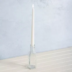 Taper Dinner Candle Pack 6 White (2cm x 25cmH)