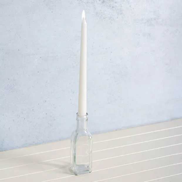 Taper Dinner Candle Pack 6 White (2cm x 25cmH)
