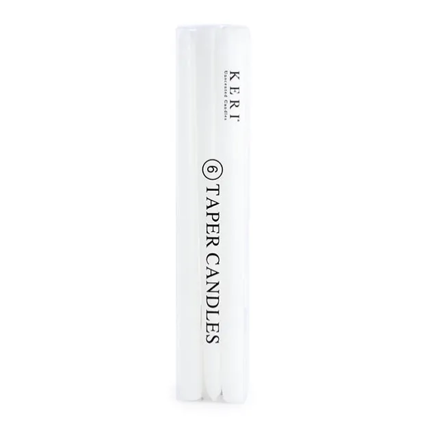 Taper Dinner Candle Pack 6 White (2cm x 30cmH)