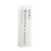 Taper Dinner Candle Pack 6 White (2cm x 20cmH)