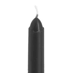 Taper Dinner Candle Pack 6 Black (2cm x 30cmH)