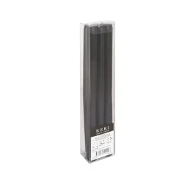 Taper Dinner Candle Pack 6 Black (2cm x 30cmH)