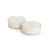 Tealight Candle Extra Large Pack 2 White (5.8Dx2.3cmH)