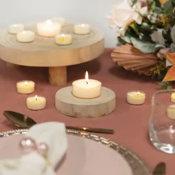 Tealight Candle Extra Large Pack 2 White (5.8Dx2.3cmH)