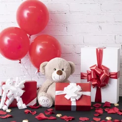 Tear Ribbon Florists Hampers Gifts Red (30mmx91m)