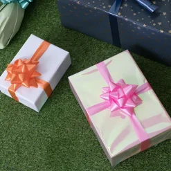 Tear Ribbon Florists Hampers Gifts Bright Orange (30mmx91m)