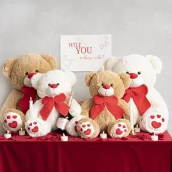 Ted the I Love You Teddy Bear Plush Toy Brown (45cmST)