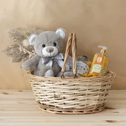 Teddy Bear Bernard Plush Soft Toy Grey Brown (20cmST)