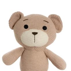 Teddy Bear Chuck Knitted Plush Soft Toy Brown (22cmST)