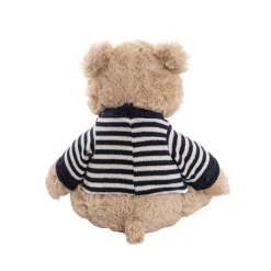 Teddy Bear Frank w Knitted Top Plush Soft Toy Brown (35cmST)