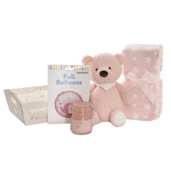 Teddy Bear Jamie Gift Baby Hamper Soft Pink