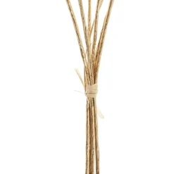 Thistle Flower Bouquet Metallic Gold (31cmH)