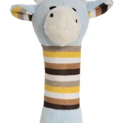 Thomas Giraffe Hand Rattle Baby Blue & Brown (15cmHT)
