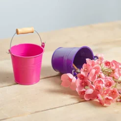 Tin Bucket Bambino Hot Pink (8Dx7cmH)