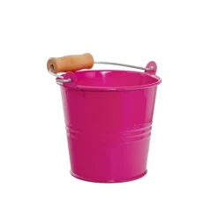 Tin Bucket Bambino Hot Pink (8Dx7cmH)
