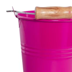 Tin Bucket Bambino Hot Pink (8Dx7cmH)
