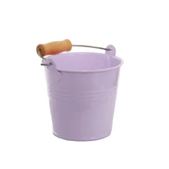 Tin Bucket Bambino Lavender (8Dx7cmH)
