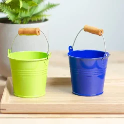 Tin Bucket Bambino Lime (8Dx7cmH)