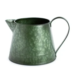 Tin Logan Metal Watering Jug Hunter Green (12Dx13cmH)