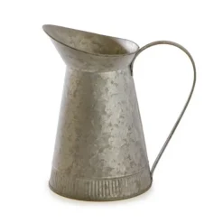 Tin Logan Rustic Metal Water Pitcher Gold (12Dx22cmH)