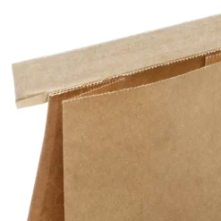 Tin Tie Window Bag Large Natural Kraft (155x70x242mmH)