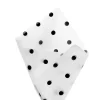 Tissue Paper Inspo Black Spots Pk100 17gsm White (50x75cm)