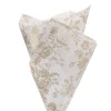Tissue Paper Inspo Florals Pk100 21gsm Gold White(50x75cm)