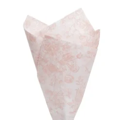 Tissue Paper Inspo Florals Pk100 21gsm Pink White (50x75cm)
