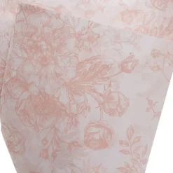 Tissue Paper Inspo Florals Pk100 21gsm Pink White (50x75cm)