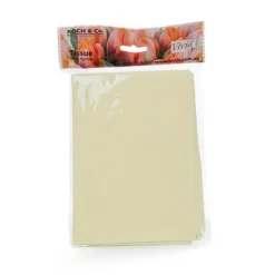 Tissue Paper Mini Pack 24 Acid Free 17gsm Vanilla (50x75cm)