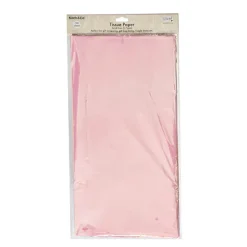 Tissue Paper Pack 100 Acid Free 17gsm Light Pink (50x75cm)