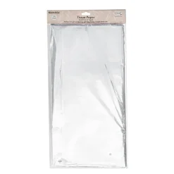 Tissue Paper Pack 100 Acid Free 17gsm White (50x75cm)