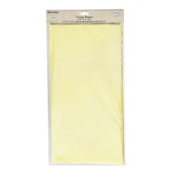 Tissue Paper Pack 100 Acid Free 17gsm Vanilla (50x75cm)