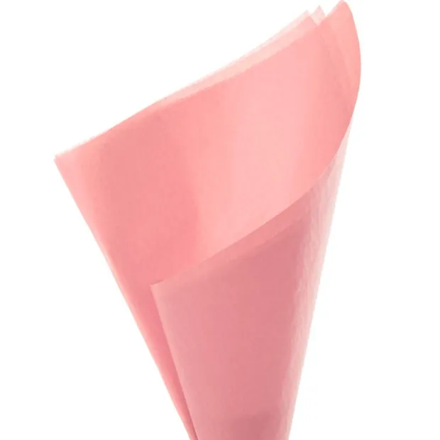 Tissue Paper Pack 480 Deluxe Acid Free 17gsm Pink (50x75cm)