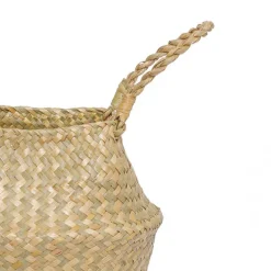 Tonga Seagrass Planter Pot Natural (16x13x15cmH)