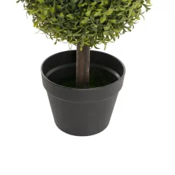 Topiary Tree 2 Ball Faux Boxwood UV Resistant Green (70cmH)
