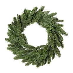 Traditional Real Touch Pine Wreath Green (55cmD)