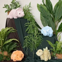 Triceratops Dinosaur Plush Soft Toy Soft Blue (31x16cmHT)