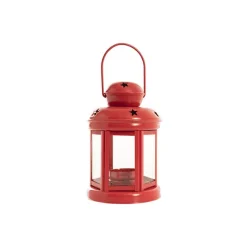 Twilight Metal Hanging Lantern Red (10x15cmH)