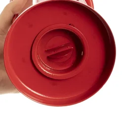 Twilight Metal Hanging Lantern Red (10x15cmH)