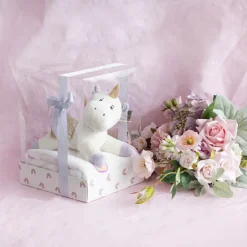 Unicorn Pebbles & Blanket Gift Pack Purple (20x18x26cm)